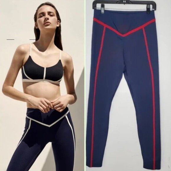 Ernest Leoty Corset leggings navy / Red - Size s Small Carbon38 - Picture 1 of 5